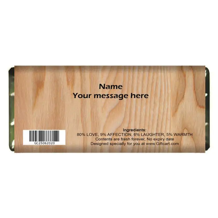 Personalised Truly Sorry Choco Bar