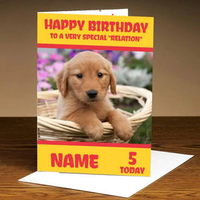 Personalised HBD Special Pet Greeting Card