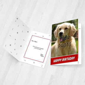 Personalised Pet Photo Happy Birthday Greeting Card