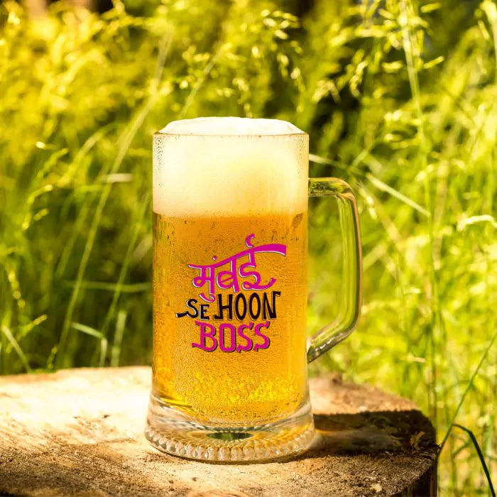 Mumbai Se Hoon Boss Beer Mug