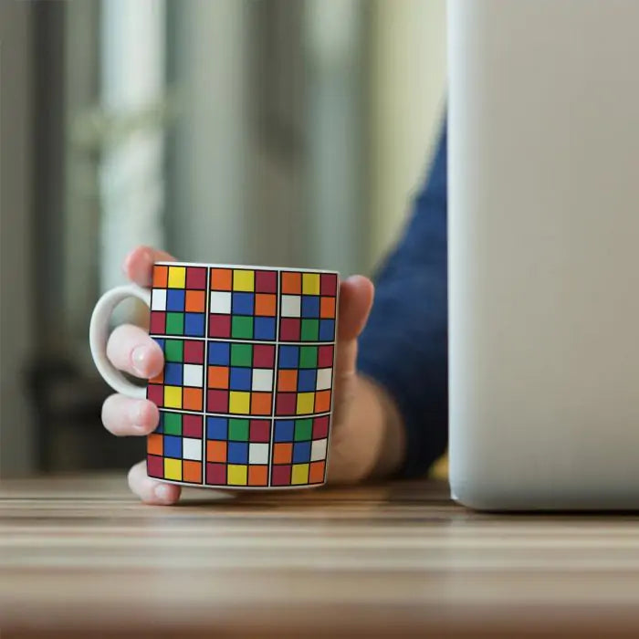 Rubik Cube Coffee Mug-5