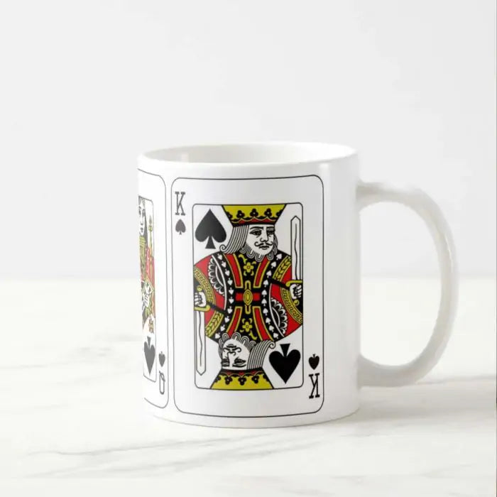 Jack, King & Queen Playing Card Mug-3