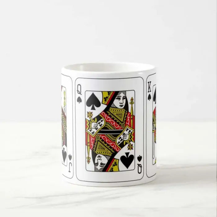 Jack, King & Queen Playing Card Mug-4