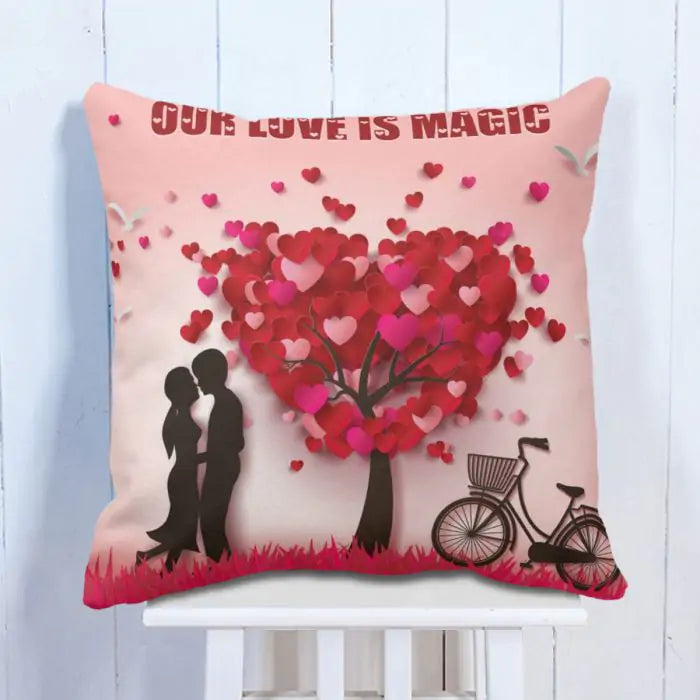 Our Love Is Magic Couple Cushion Gift For Valentine's Day 1