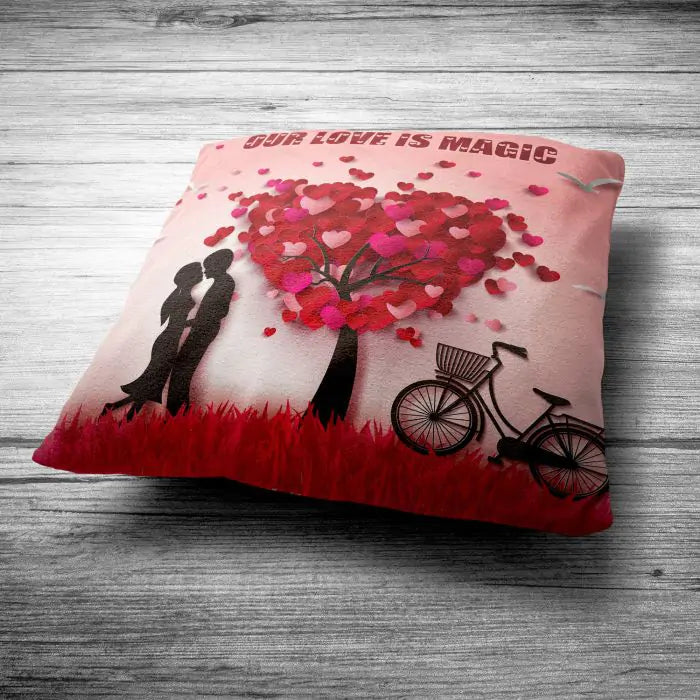 Our Love Is Magic Couple Cushion Gift For Valentine's Day 2
