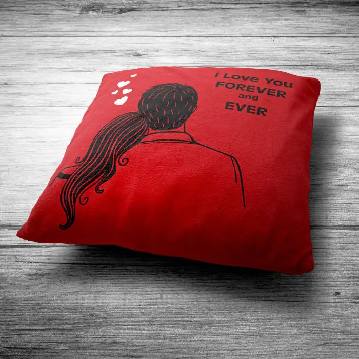 I Love Forever & Ever Cushion Gift For Valentine's Day 2