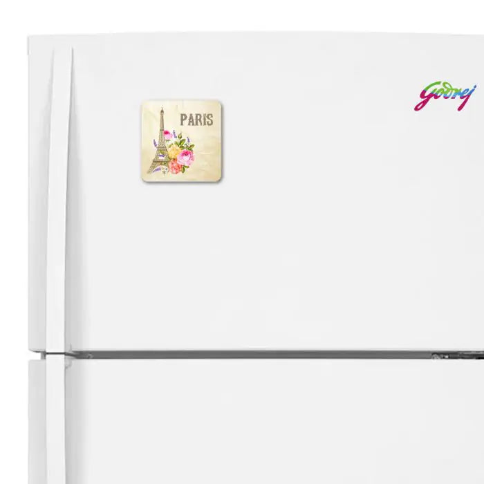 Eiffel Tower Floral Fridge Magnet-2