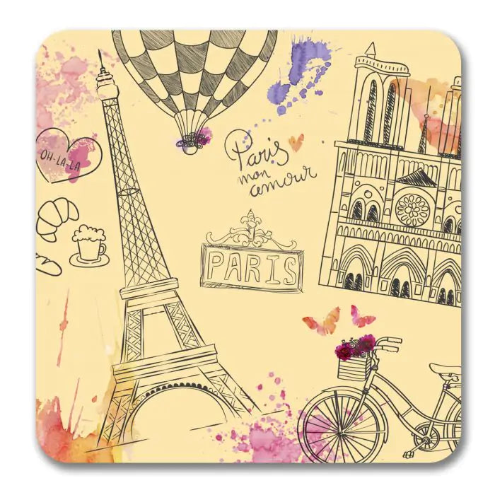 Paris Mon Amour Fridge Magnet