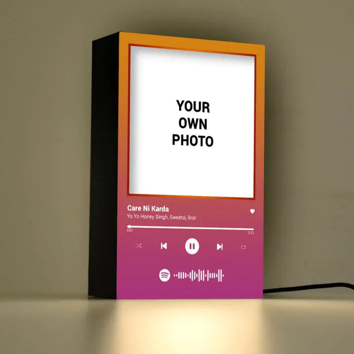 Personalised Spotify Box Lamp