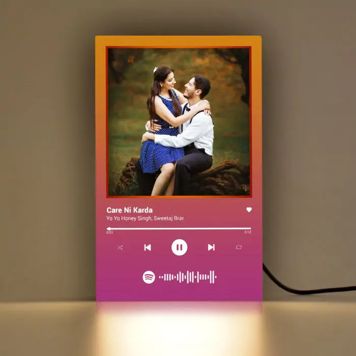 Personalised Spotify Box Lamp