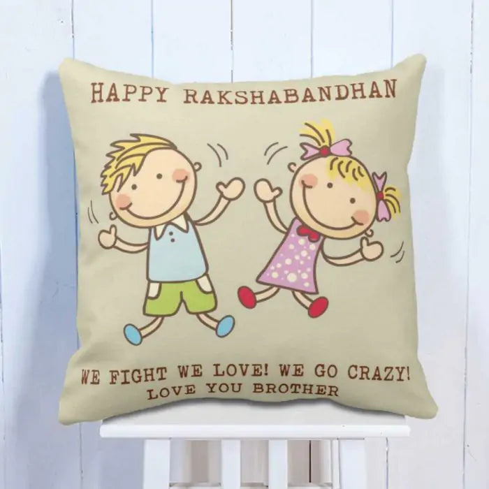 Happy RakshaBandhan Brother Cushion