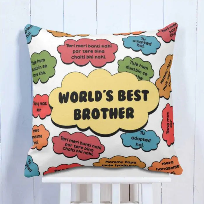 Worlds Best Brother Cushion