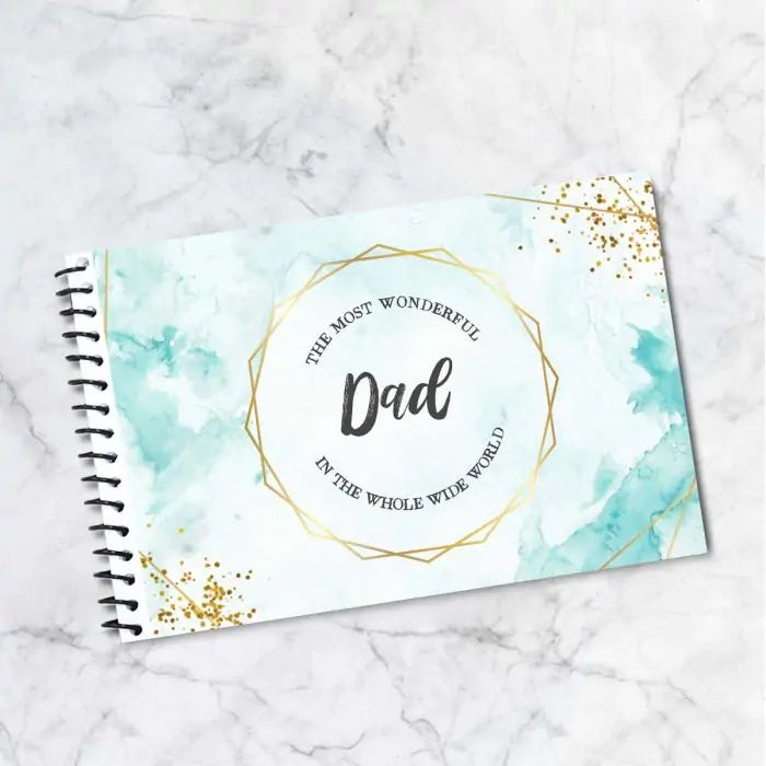 Customized Most Wonderful Dad Book Gift For Father's Day 1
