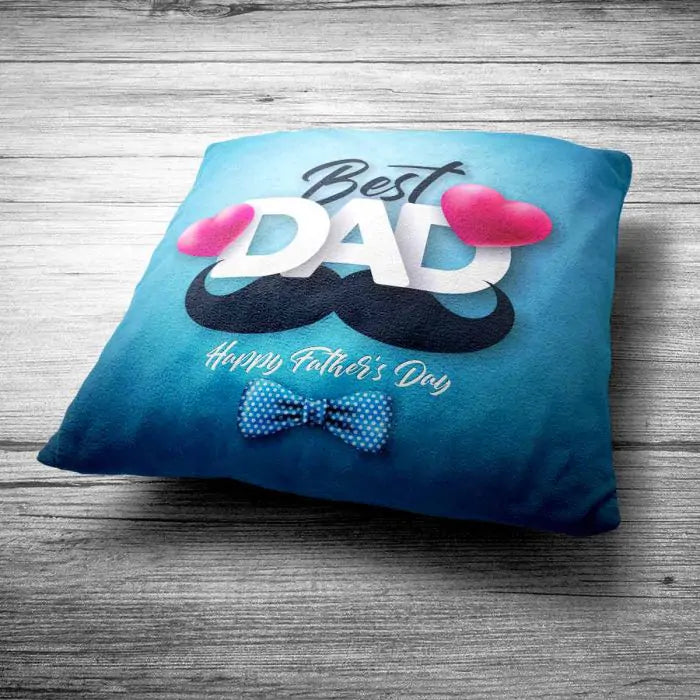 Best Dad Hearts Cushion