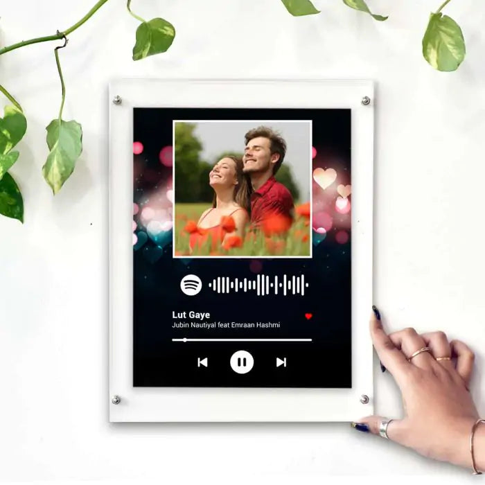 Personalised Spotify Hearts Poster Frame