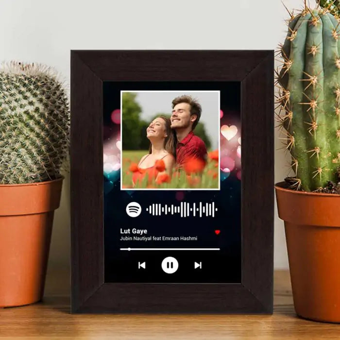 Personalised Spotify Hearts Poster Frame