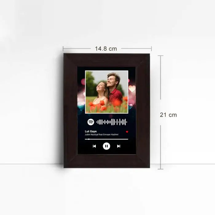 Personalised Spotify Hearts Poster Frame