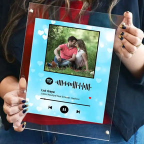 Personalised Spotify Blue Poster Frame