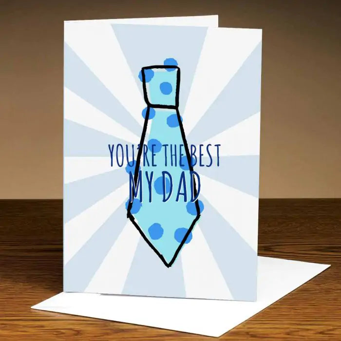 Personalised You are Best My Dad Mirror Card