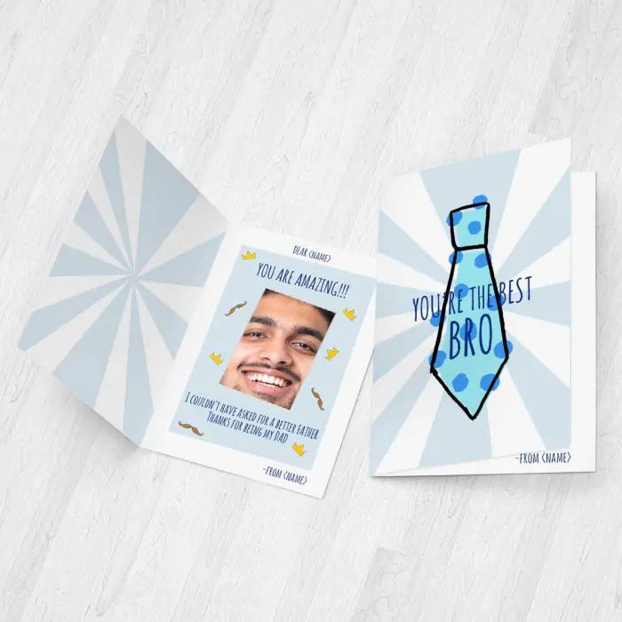 Customized Dad You're Amazing Greeting Card For Father's Day 3