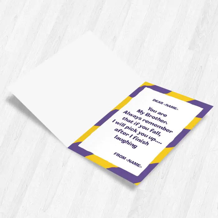Personalised What Strange Creatures Brothers Are Card-2