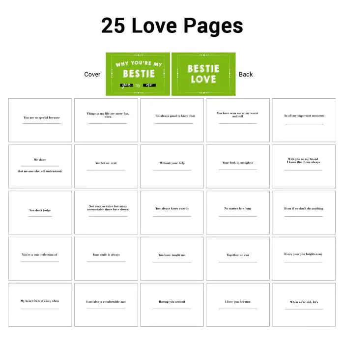 Personalised Why You are my Bestie Book-7