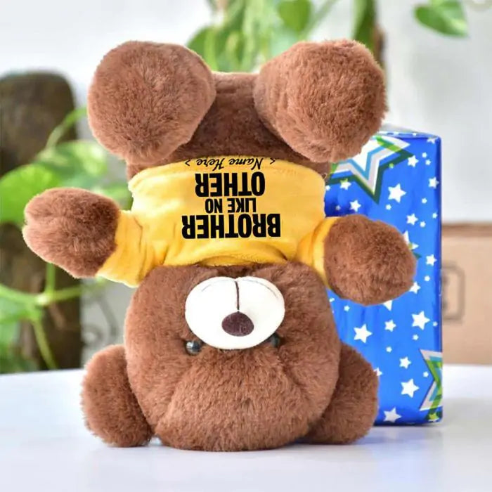 Personalised Brother Like No Other T-Shirt Teddy-3