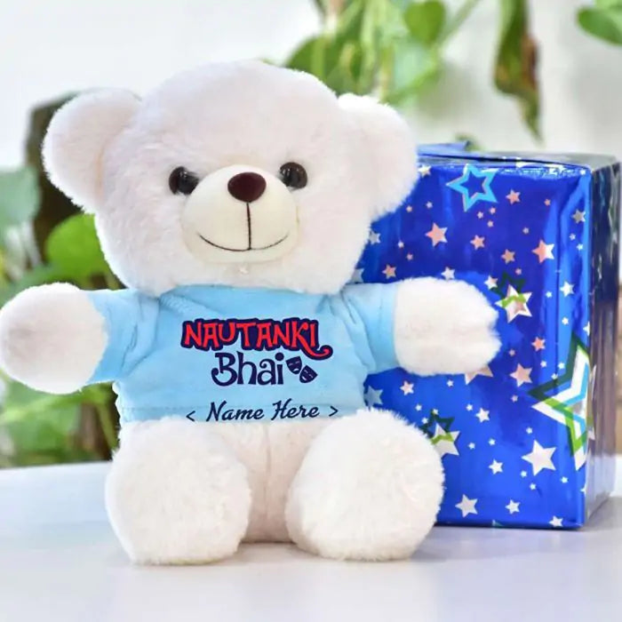 Personalised Nautanki Bhai T-Shirt Teddy-1