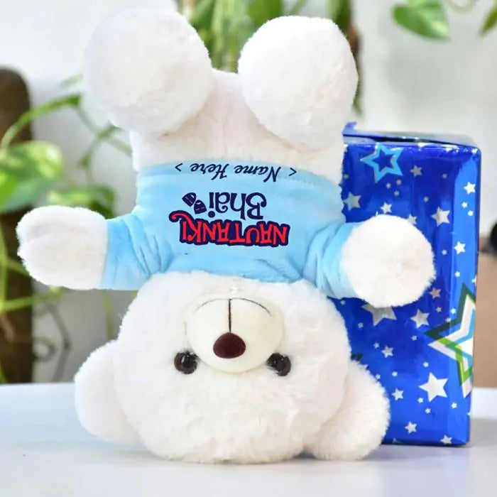 Personalised Nautanki Bhai T-Shirt Teddy-2