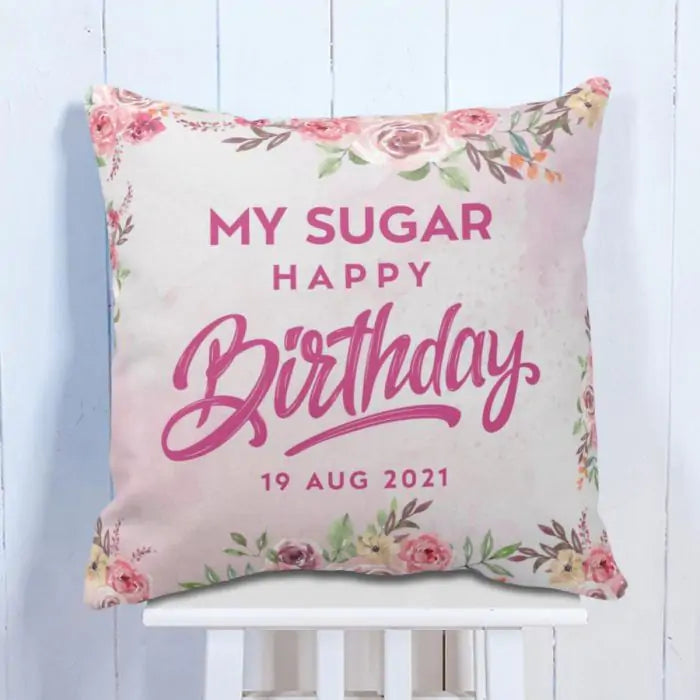 Happy hotsell birthday cushion