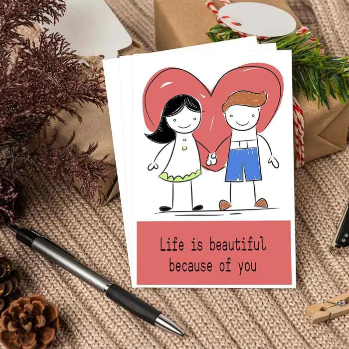 Love Story Cute Romantic Messages Cards-3