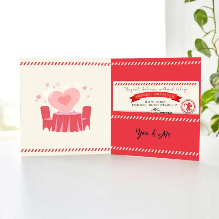 Personalised Special Date Night Invite Pack of 6 Invites-2