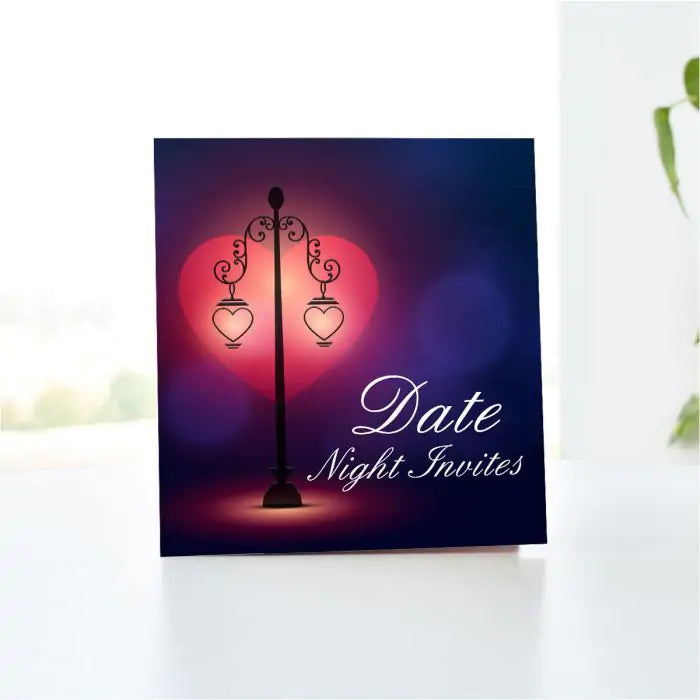 Personalised Booked for a Date Night Pack of 6 Invites-3