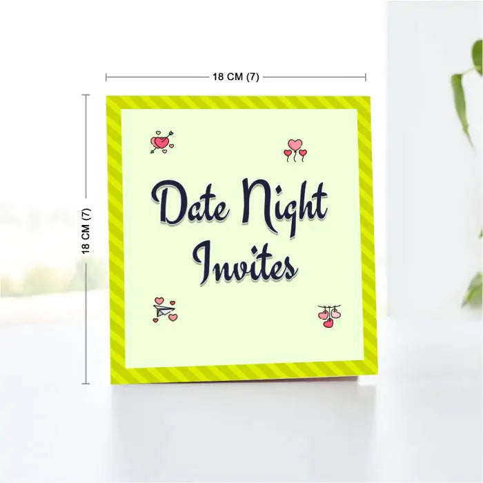 Personalised Plan Your Romantic Evening Date Pack of 6 Invites-5