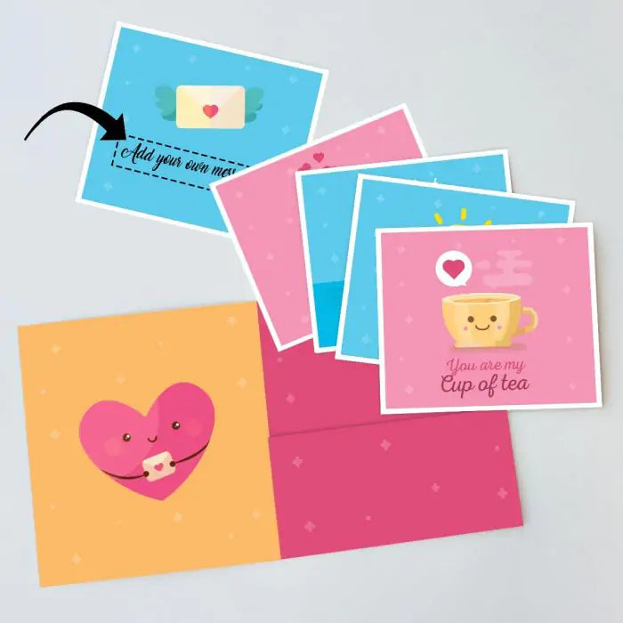 Personalised Be Mine Love notes for Sweetheart