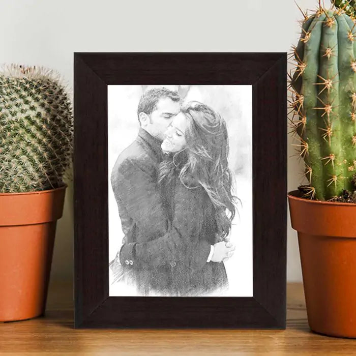 Personalized Digital Sketch for Couple, Friend, Family, BF, GF 4