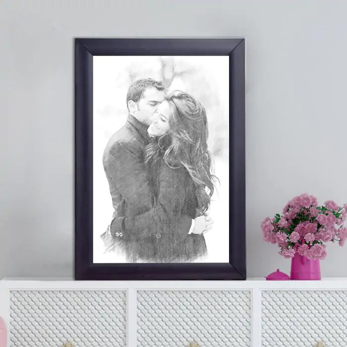 Personalized Digital Sketch for Couple, Friend, Family, BF, GF 2