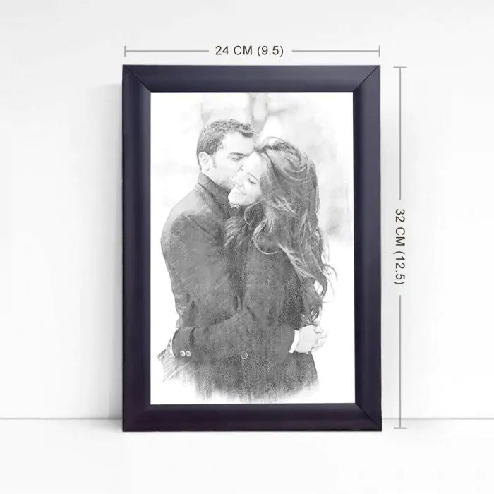 Personalized Digital Sketch for Couple, Friend, Family, BF, GF 3