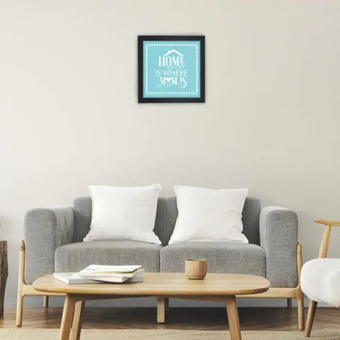 Home Is Where Mom Frame Gift For Mother's Day 2