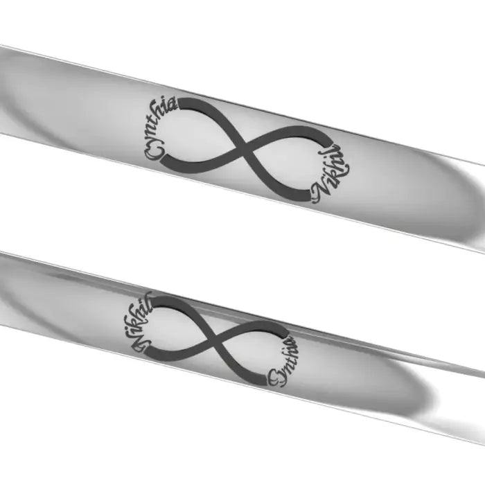 Boundless Love Silver Couple Kadas-4