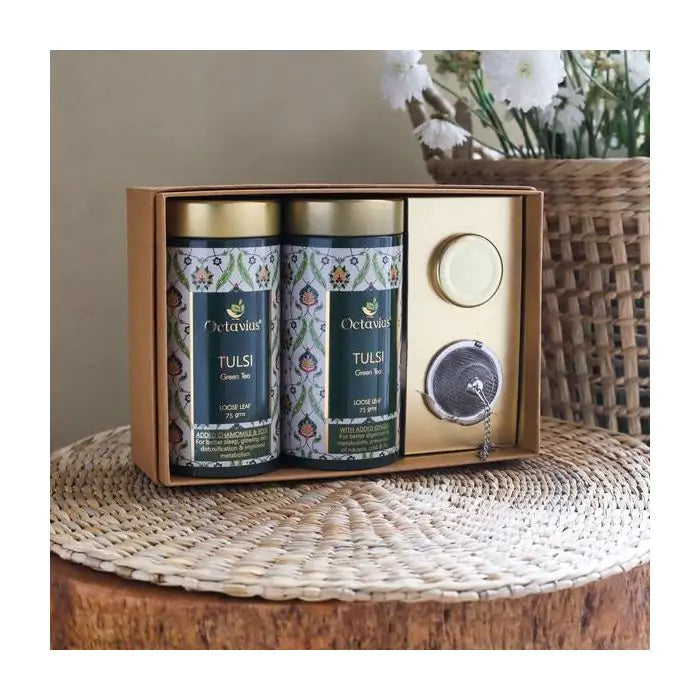 Tea Essentials- Truly Tulsi (2 Tulsi Green Tea Blends)-2