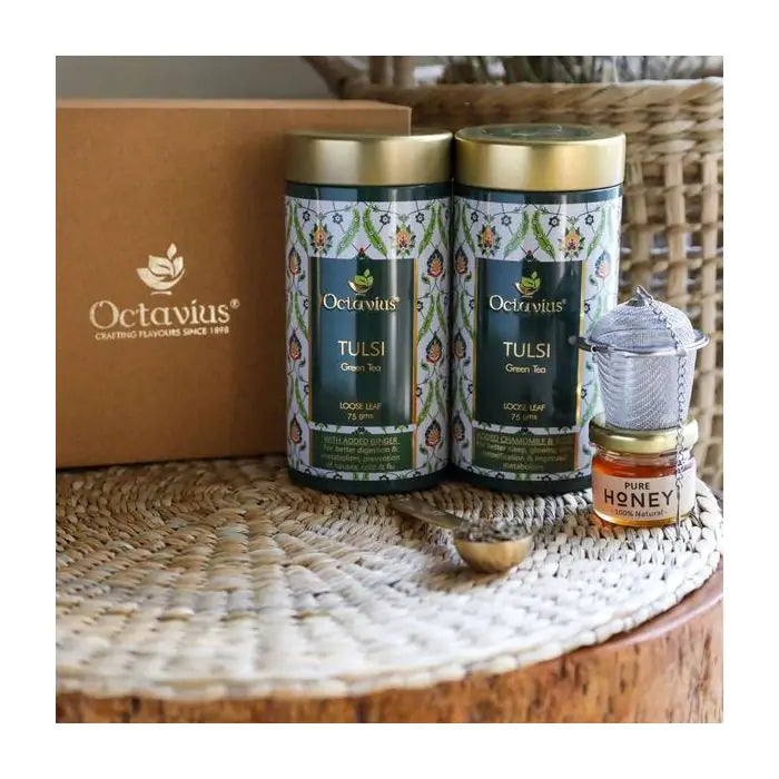 Tea Essentials- Truly Tulsi (2 Tulsi Green Tea Blends)-3