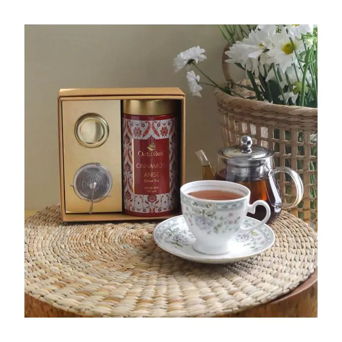 Tea Essentials-Sweet & Spicy (Cinnamon & Star Anise Green Tea)-1