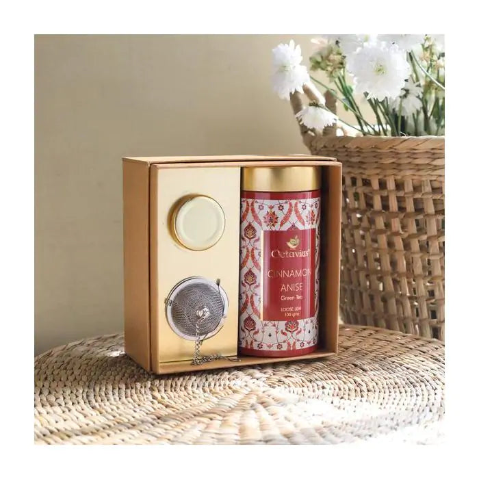 Tea Essentials-Sweet & Spicy (Cinnamon & Star Anise Green Tea)-2