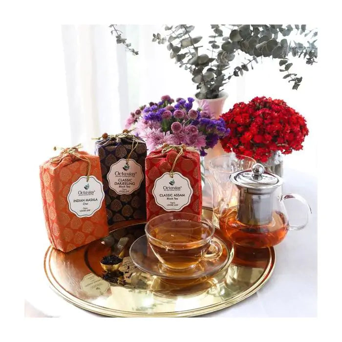 Indian Tea Collection- Festive Range (Indian Masala Chai, Classic Darjeeling, Classic Assam)-1