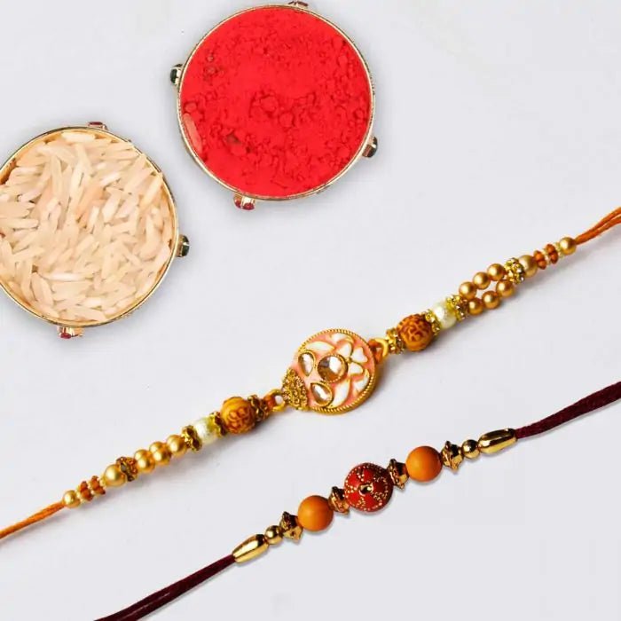 Set Of Designer Rakhi Set For Raksha Bandhan