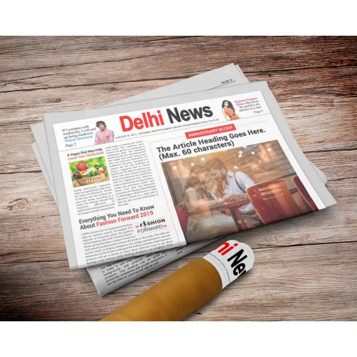 Personalised Newspaper Front Page Anniversary Scoop - Digital-3