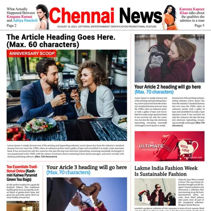 Personalised Newspaper Front Page Anniversary Scoop - Digital-8