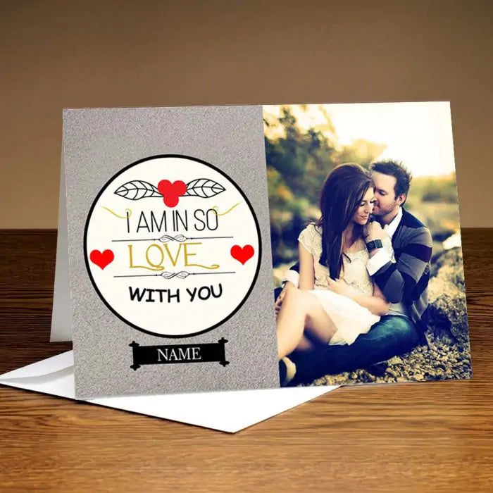 Personalised So Much Love Glitter Card-1
