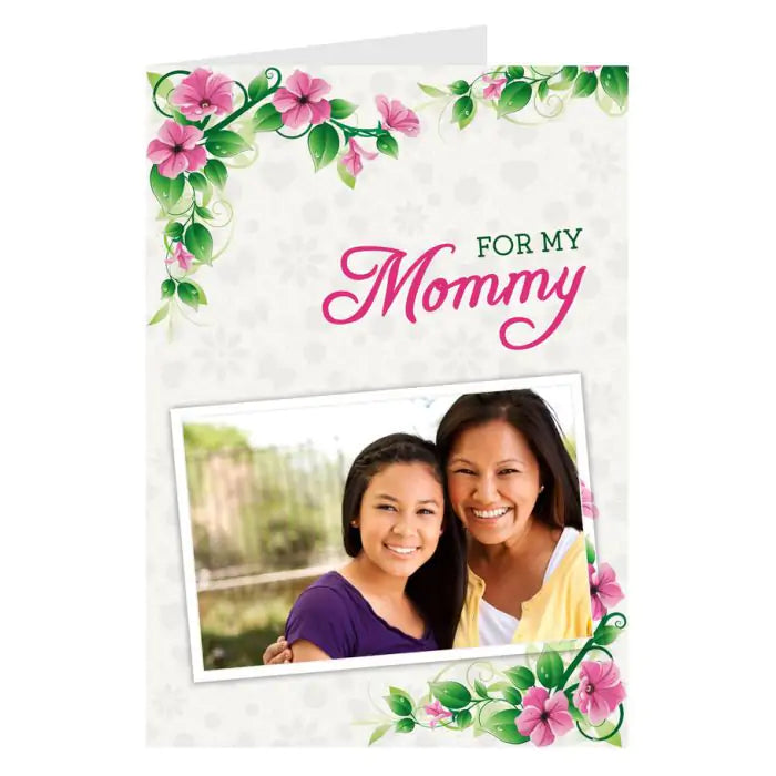 Personalised Floral Greeting Card for Mom-1